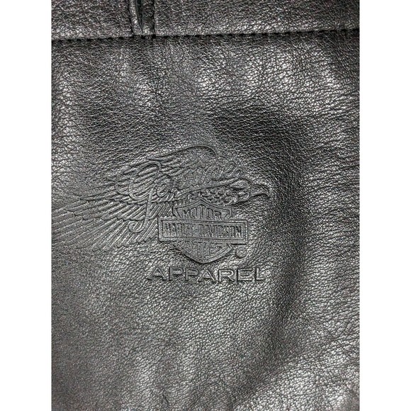 VTG Custom Authentic Harley Davidson Leather Jacket Screaming Eagle - Picture 16 of 16